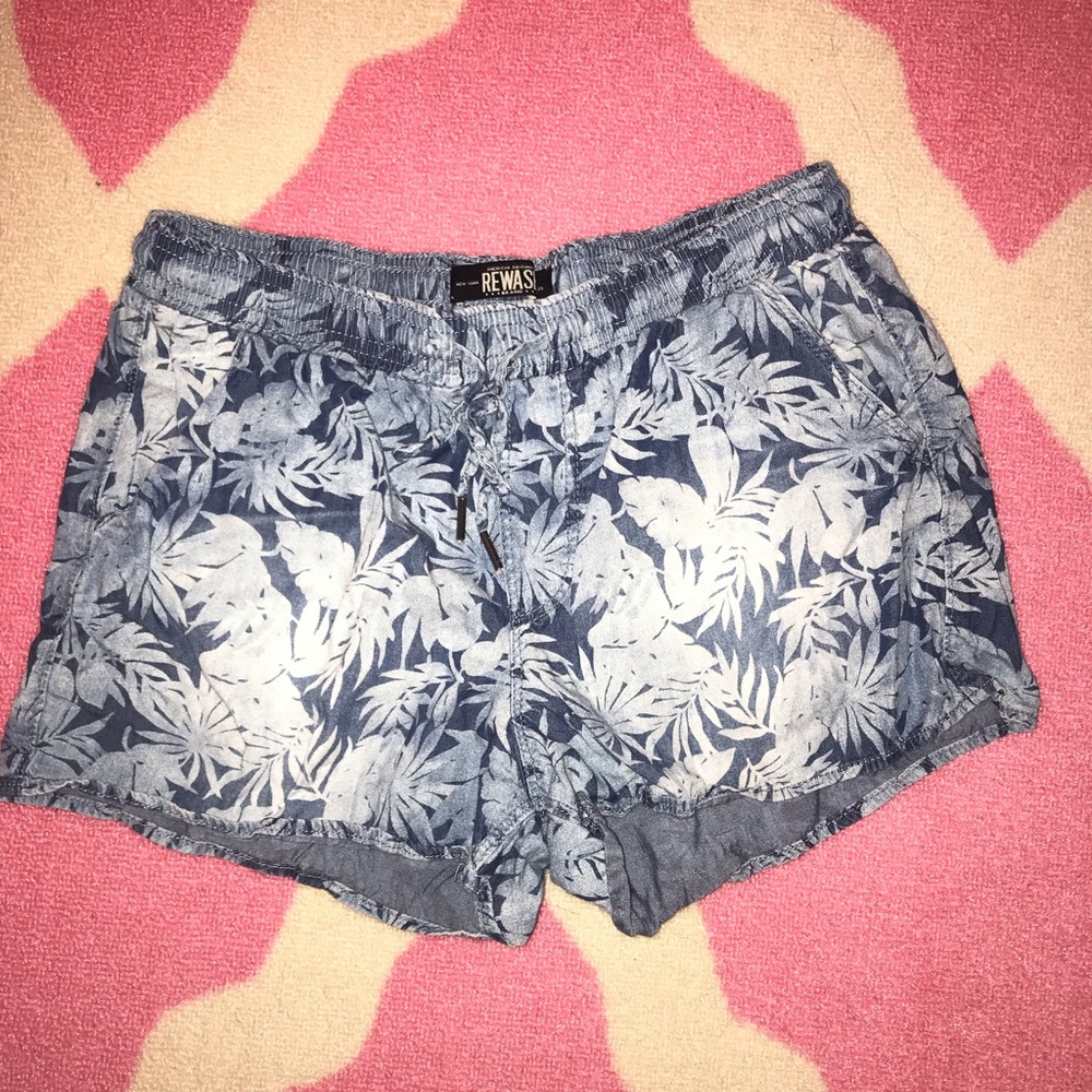 Blue shorts